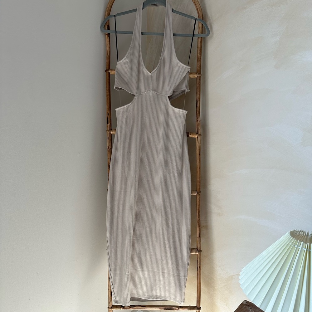 H&M Ribbed Halter Dress